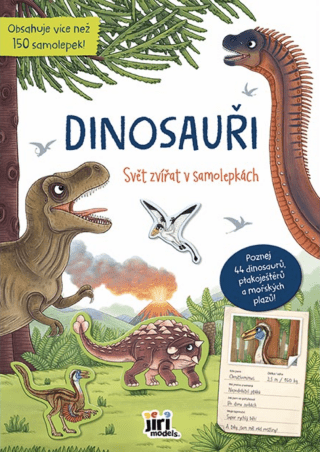 Svět zvířat v samolepkách Dinosauři