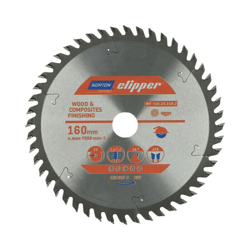 Kotouč pilový na dřevo Norton Clipper TCT 255×30 mm 24 z