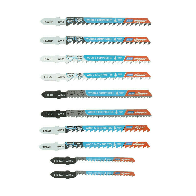 Sada pilových plátků Norton Clipper HCS 10 ks