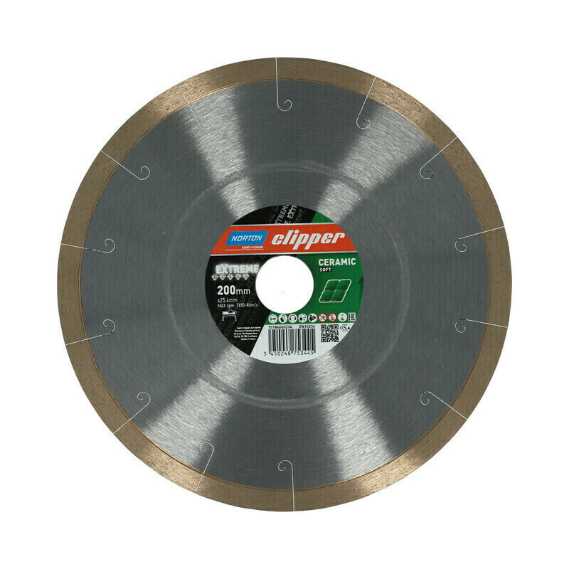 Kotouč řezný DIA Norton Extreme Ceramic Soft 200×25,4 mm