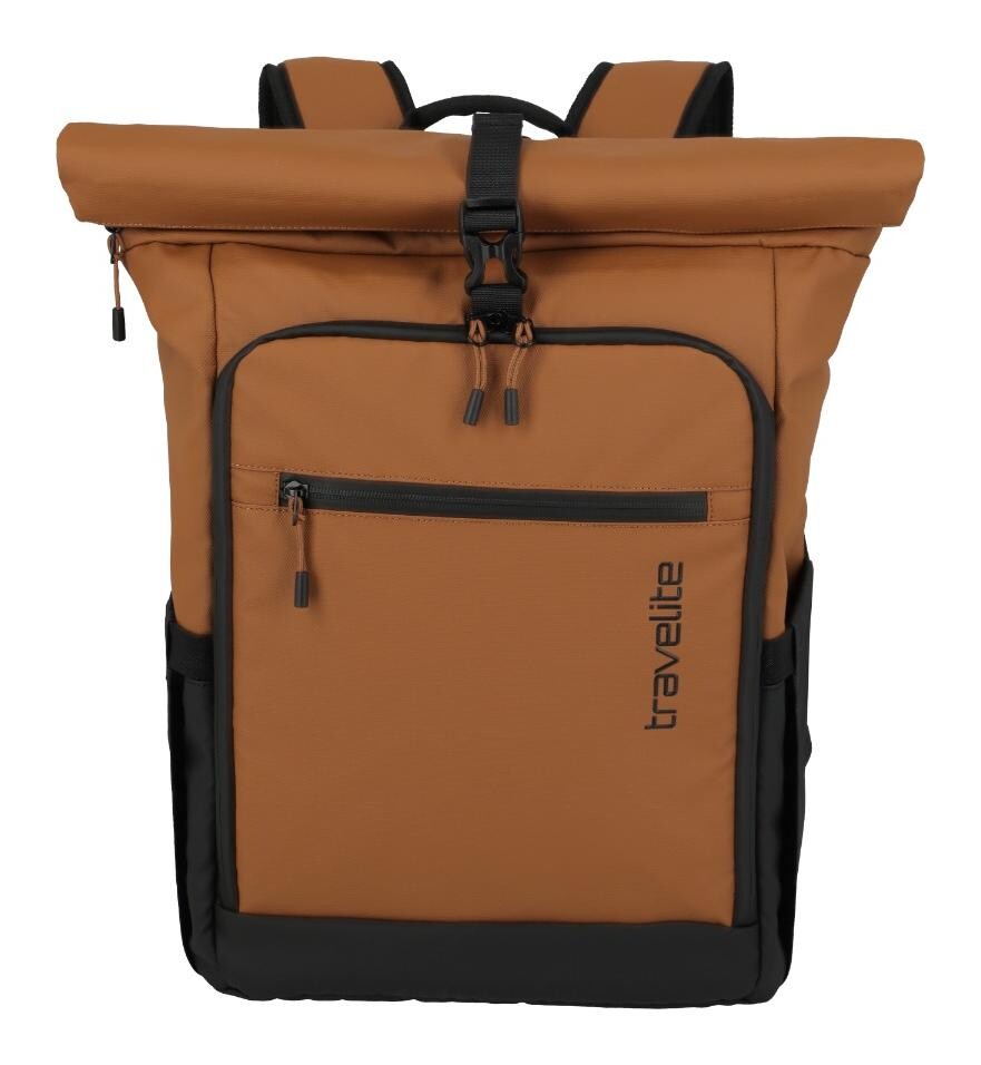 Travelite Briize Backpack M Roll-Up Curry