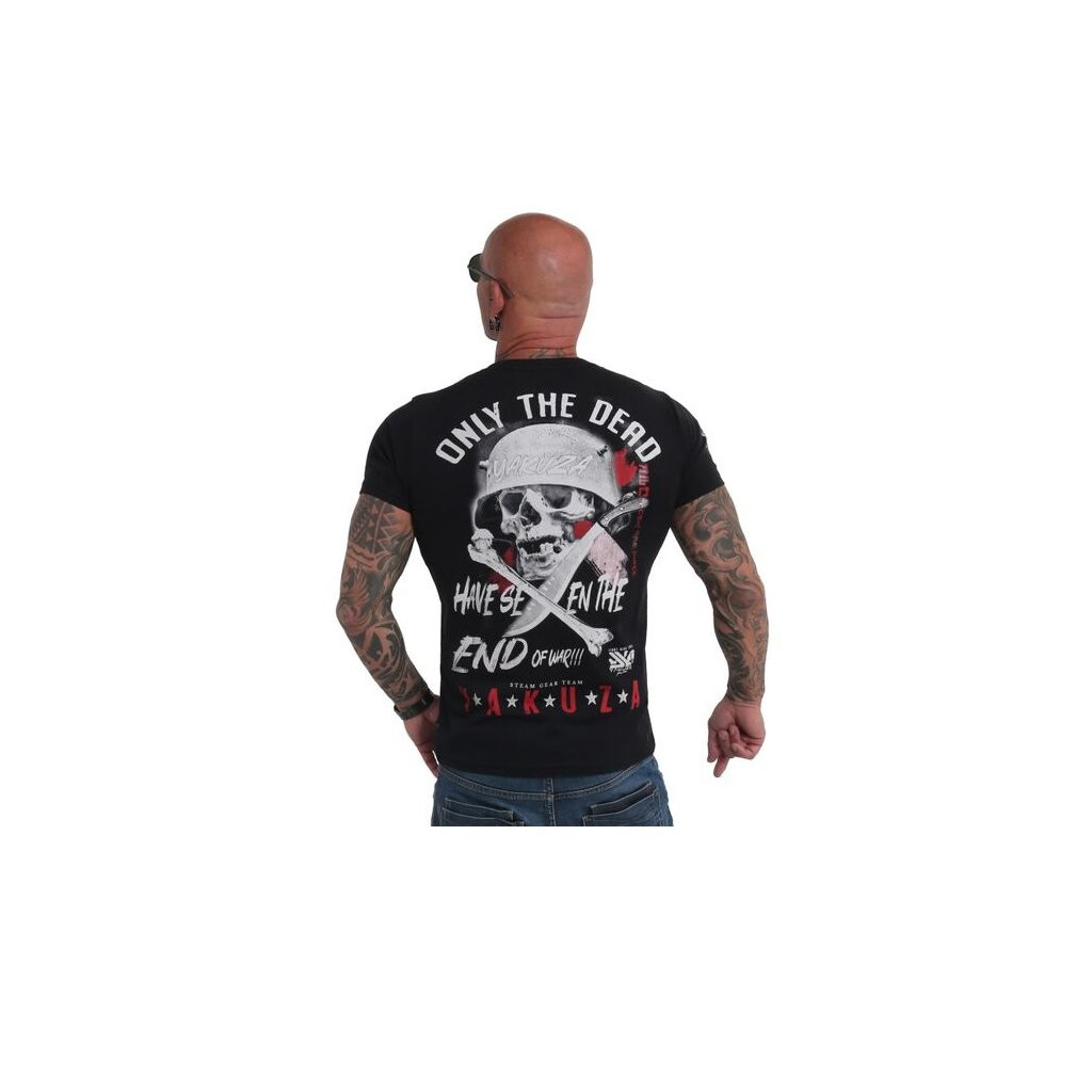 Triko pánské Yakuza Dead End - černé-bílé, M