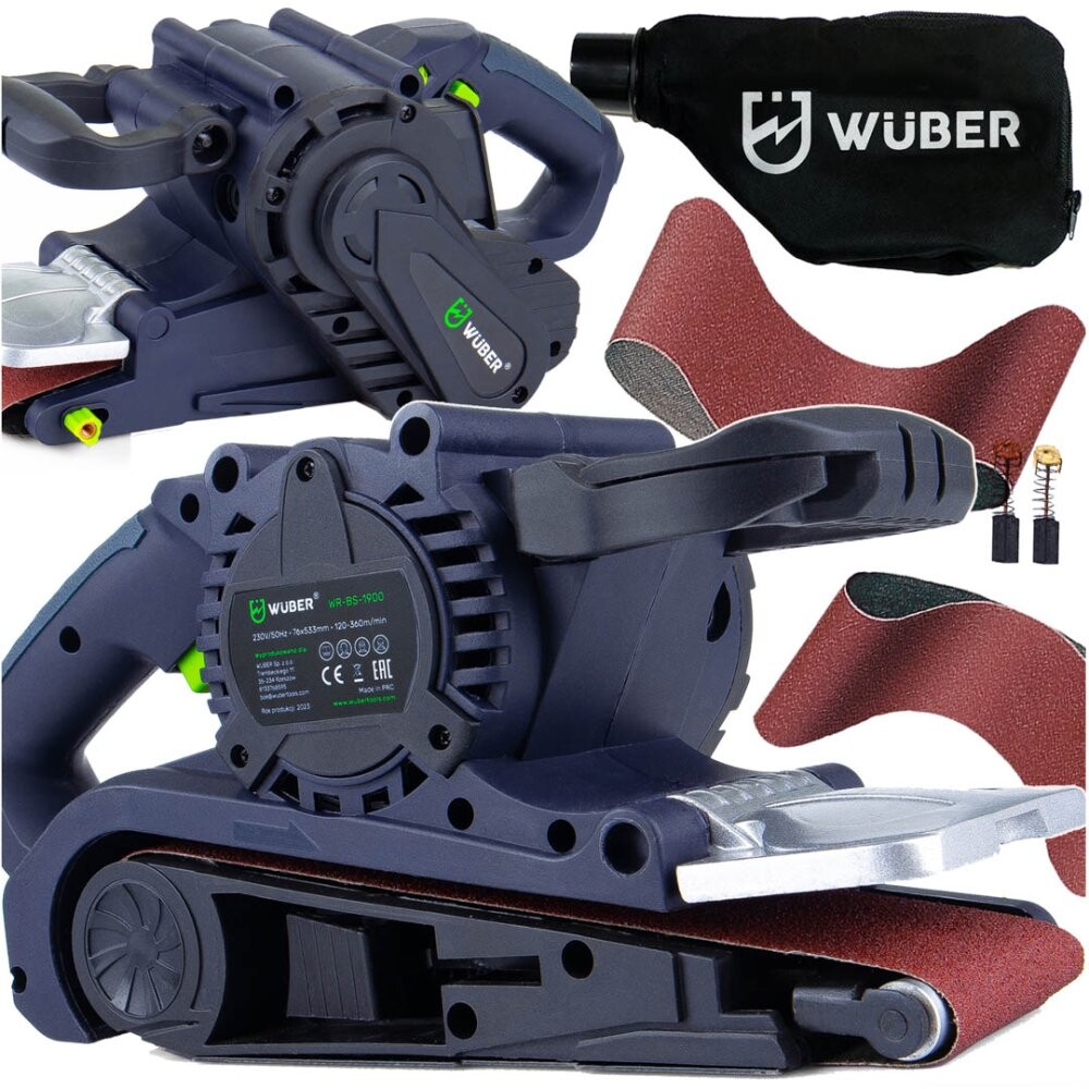 WUBER Pásová bruska na dřevo 1900W W33231 - II. Jakost
