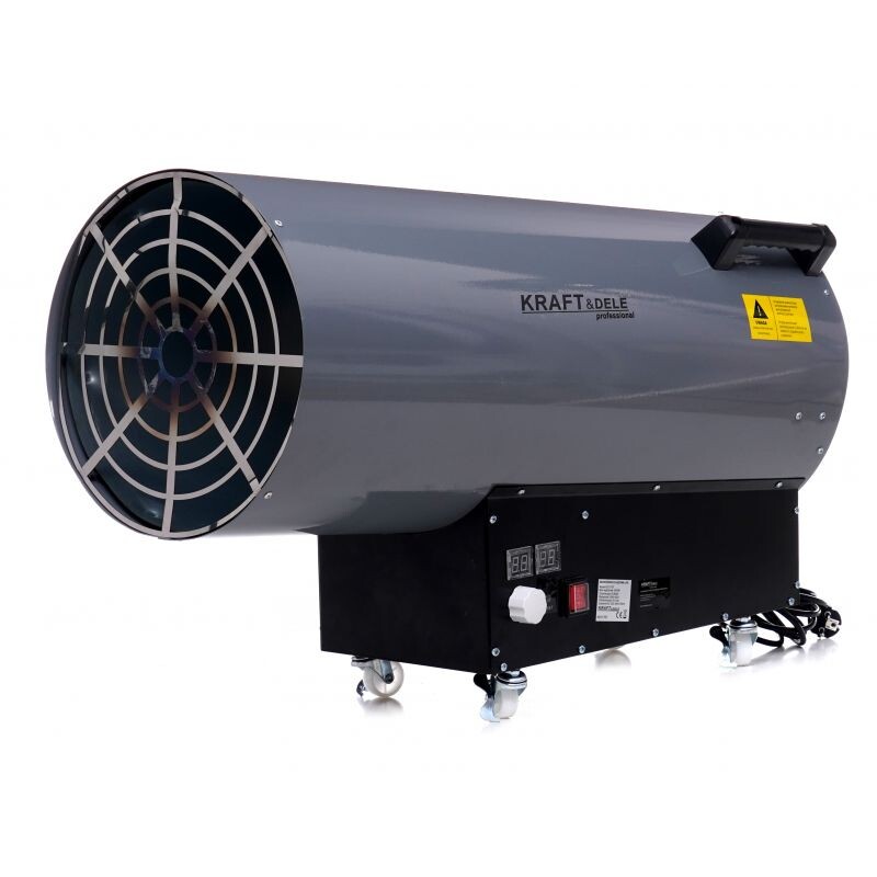 Kraft&Dele plynový ohřívač KD11707 s termostatem a regulátorem tlaku - 100 kW