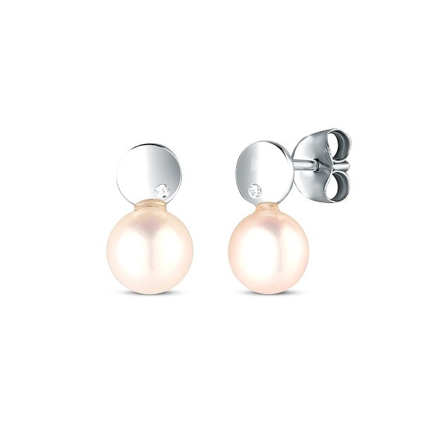 Náušnice s perlou 335-501-A11610 1.20g