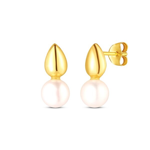 Náušnice s perlou 235-501-A13228 1.35g