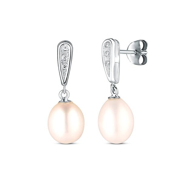 Náušnice s perlou 335-501-A84690 2.55g