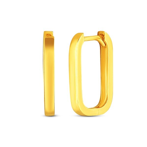 Náušnice bez kamenů 231-087-002407 1.50g