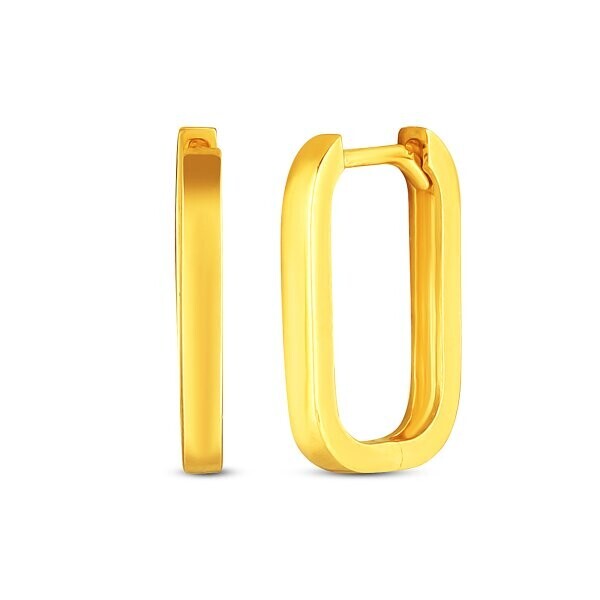 Náušnice bez kamenů 231-087-002407 1.45g