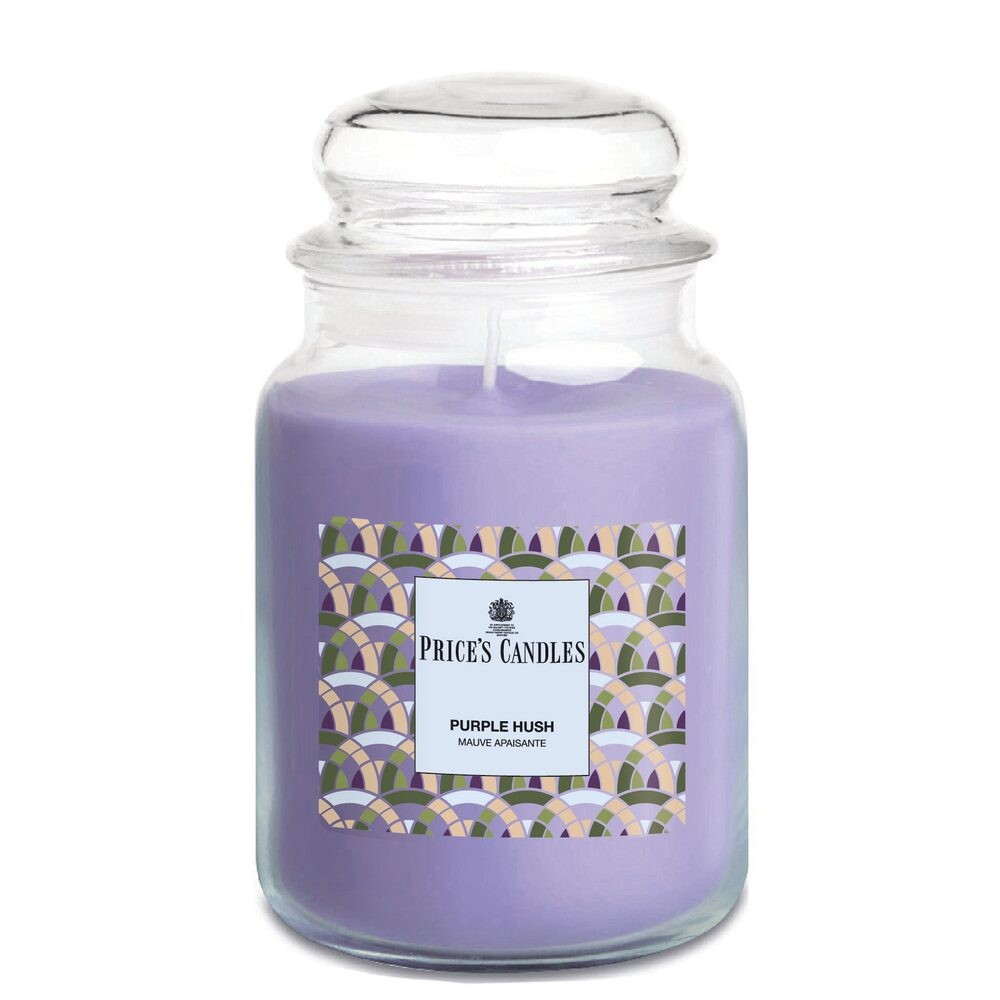 Price’s Price's MAXI vonná svíčka ve skle Purple Hush - hoření 130h