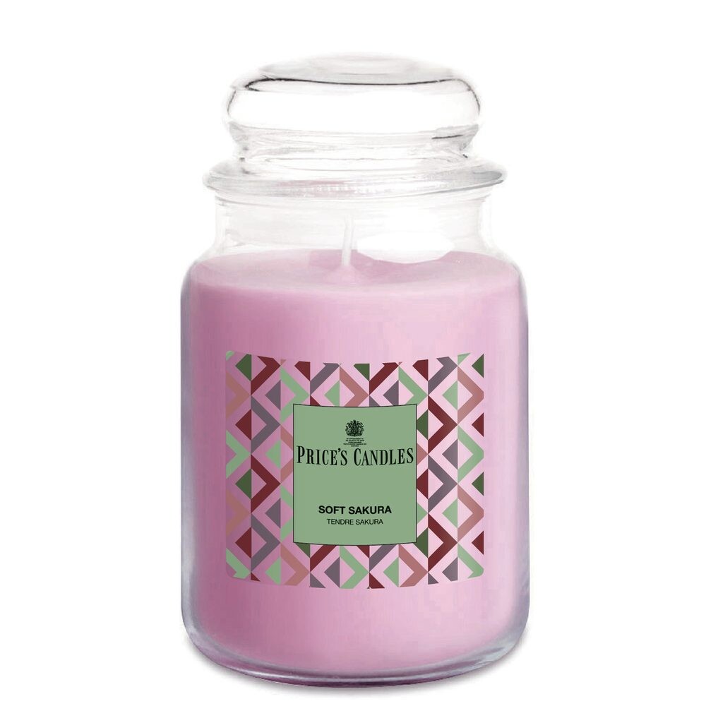 Price’s Price's MAXI vonná svíčka ve skle Soft Sakura - hoření 130h