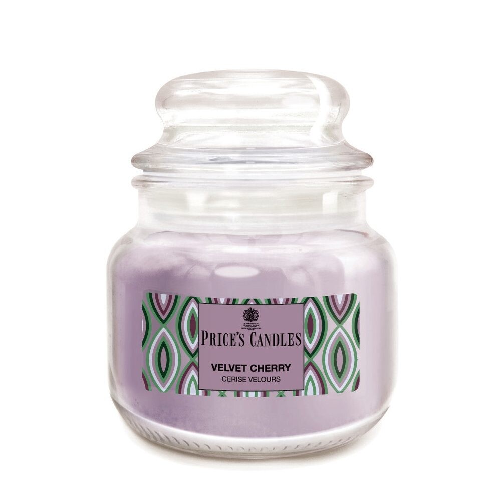 Price’s Price's MINI vonná svíčka ve skle Velvet Cherry - hoření 30h