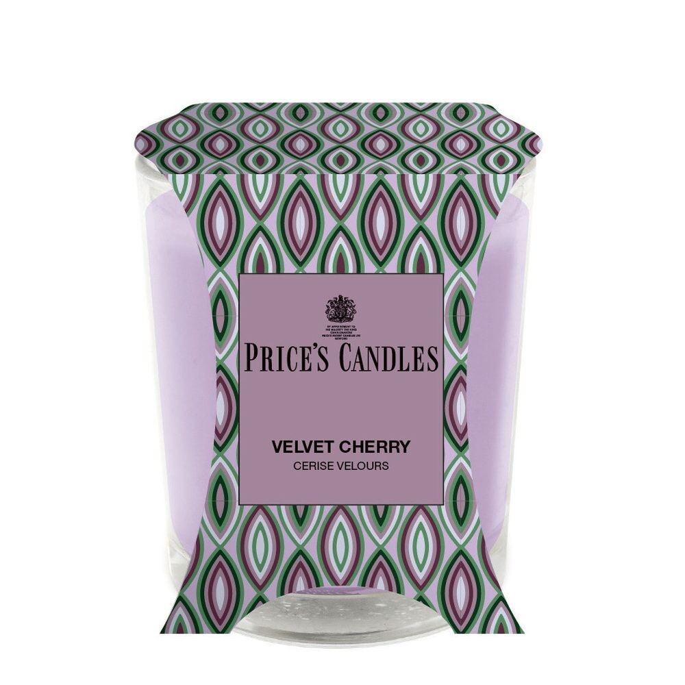 Price’s Price's vonná svíčka ve skle Velvet Cherry - hoření 45h