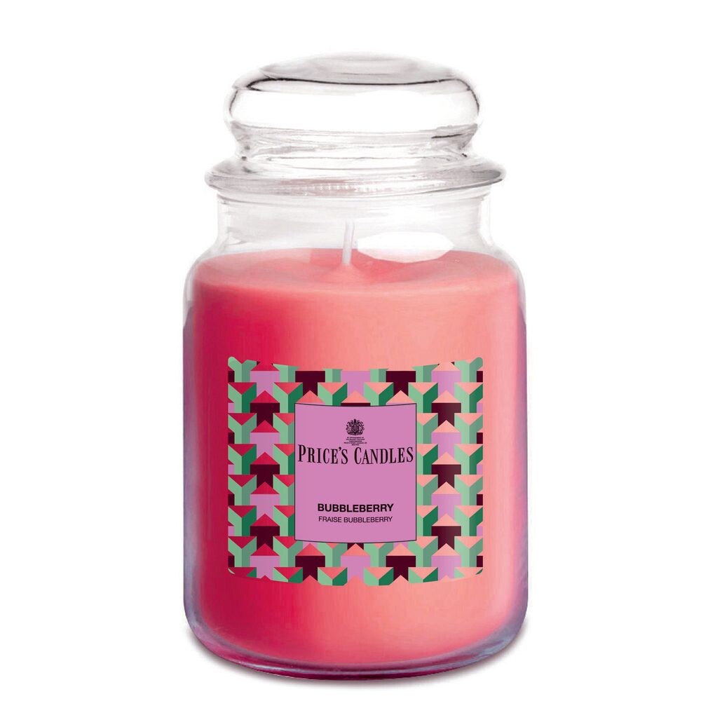 Price’s Price's MAXI vonná svíčka ve skle Bubbleberry - hoření 130h