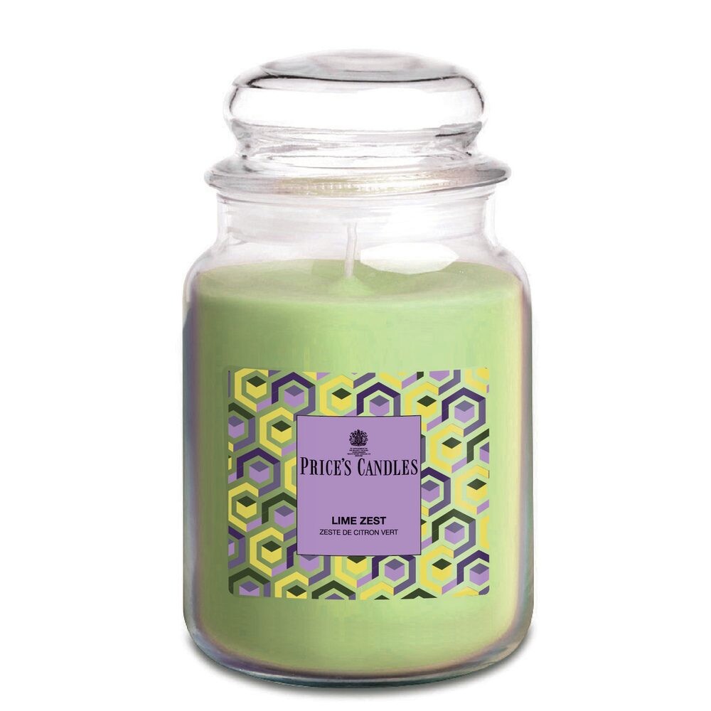 Price’s Price's MAXI vonná svíčka ve skle Lime Zest - hoření 130h