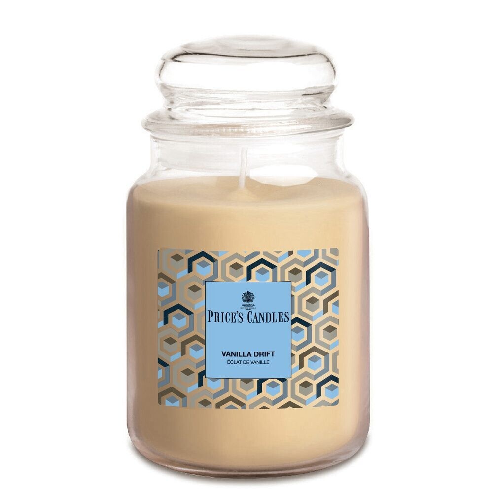 Price’s Price's MAXI vonná svíčka ve skle Vanilla Drift - hoření 130h