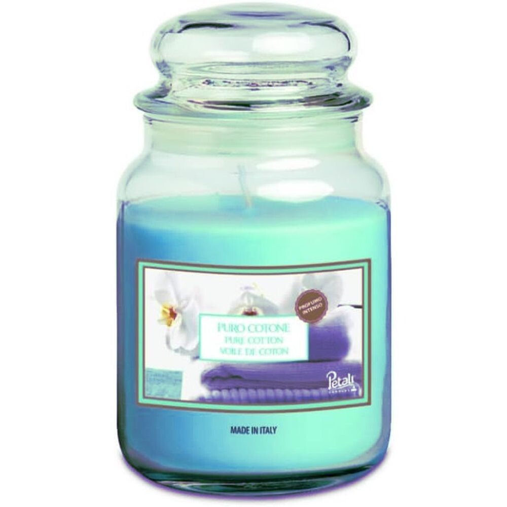 PETALI svíčka ve skle Pure Cotton - hoření 100h