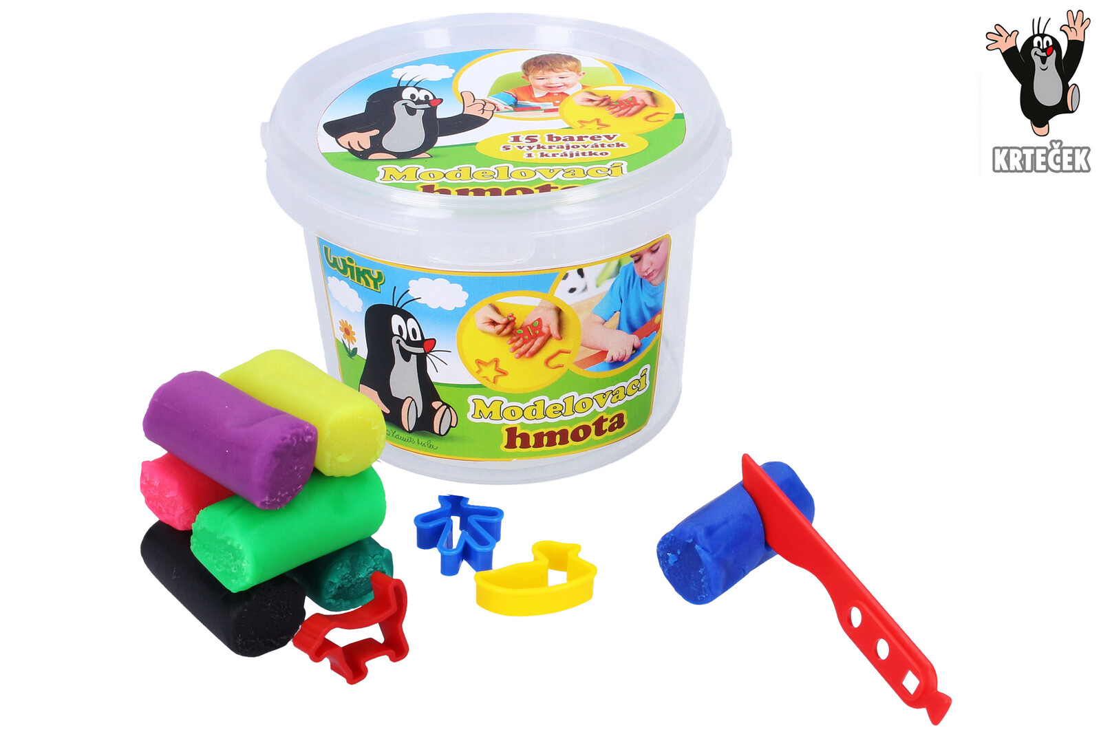 Modelína Doh set Krtek 300 g