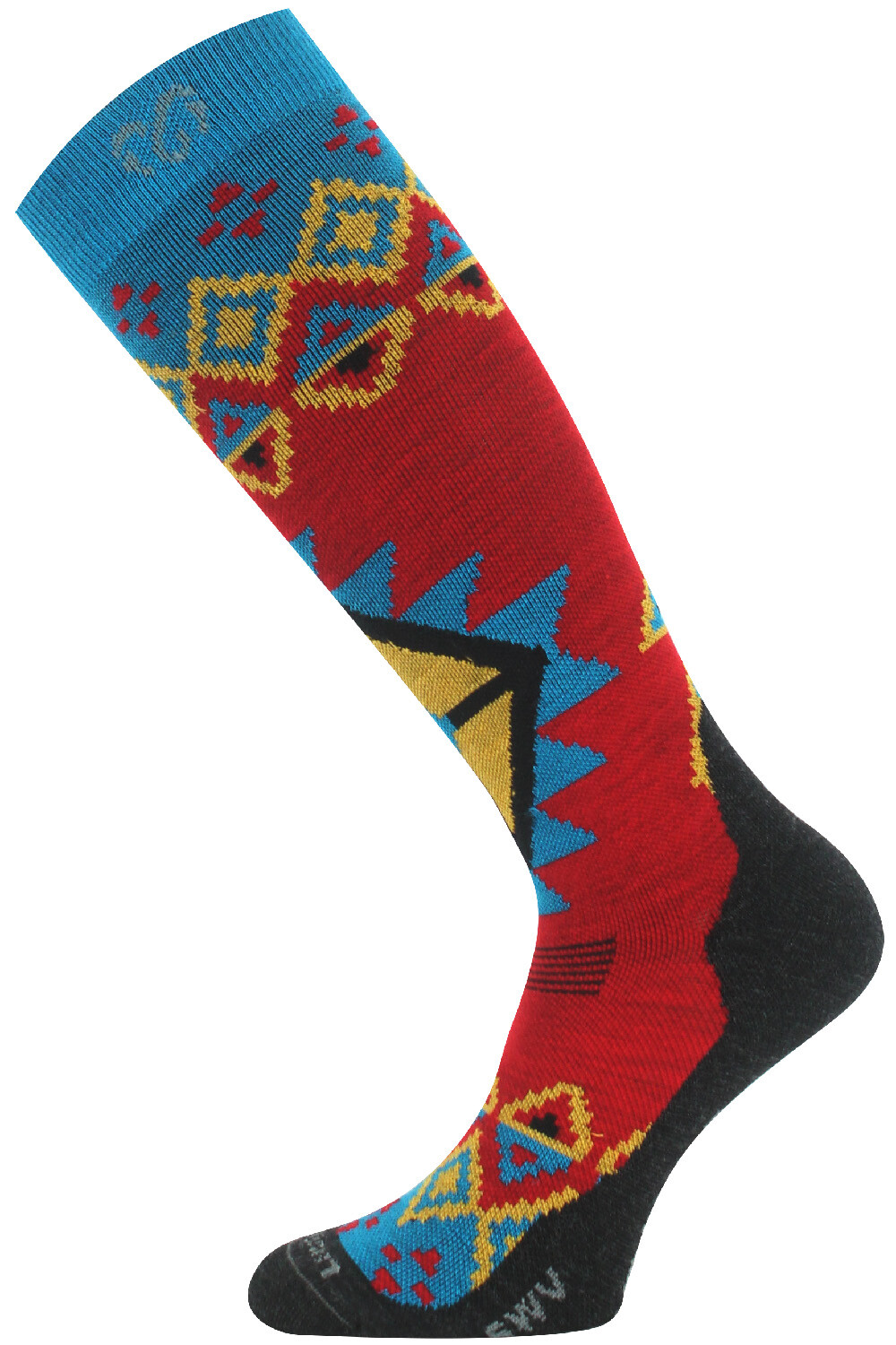 Lasting merino lyžařské podkolenky SWV 590 červené Velikost: S