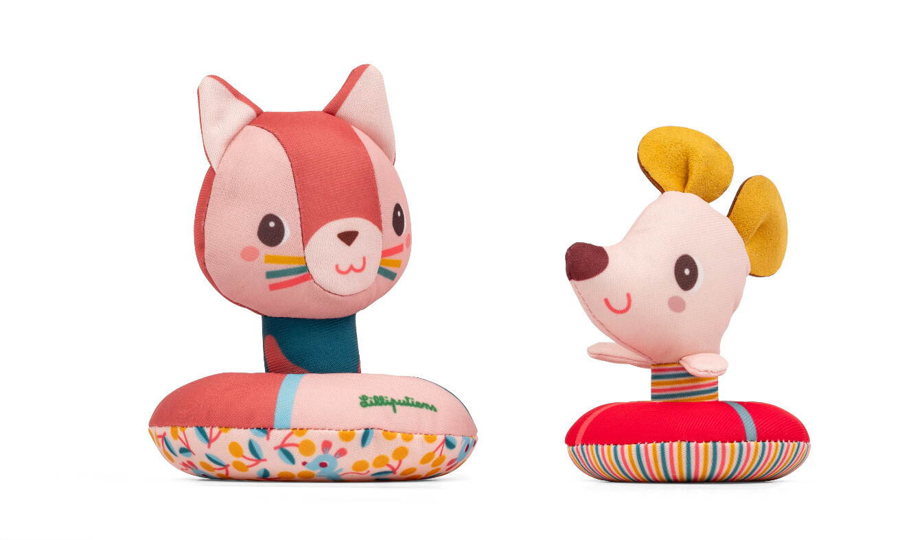 Lilliputiens - hračka do vody - kočička Jeanne a myška