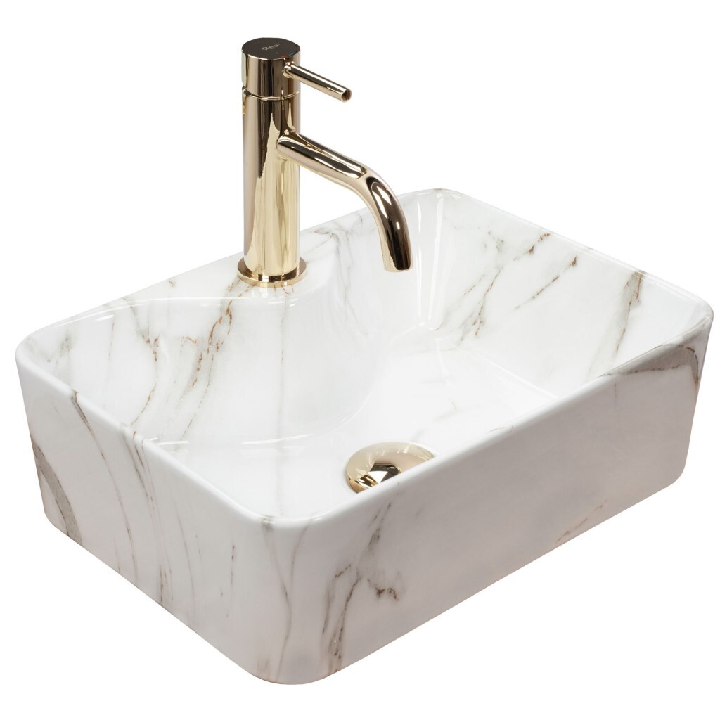 REA Umyvadlo na desku Kelly Mini Aiax Shiny REA-U6504