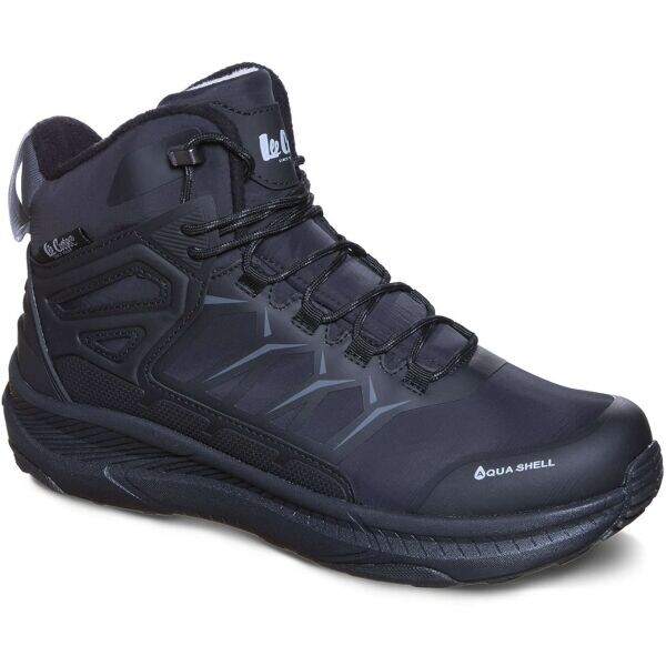 Lee Cooper WINTER Dětská zimní obuv, černá, velikost