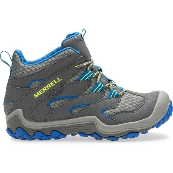 Merrell CHAMELEON 7 MID WP Dětské turistické boty, šedá, velikost 32