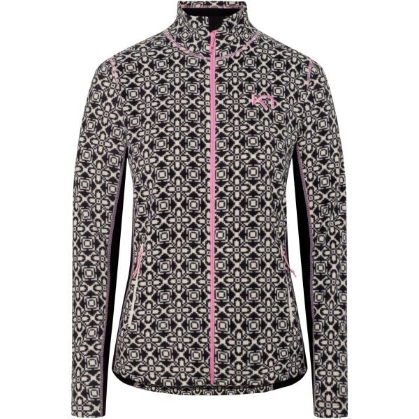 KARI TRAA THALENA Dámská fleecová mikina, černá, velikost