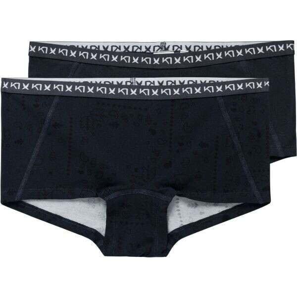 KARI TRAA TINA Dámské bezešvé kalhotky, černá, velikost