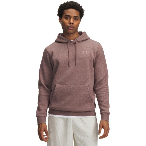 Under Armour ESSENTIAL Pánská mikina, vínová, velikost M