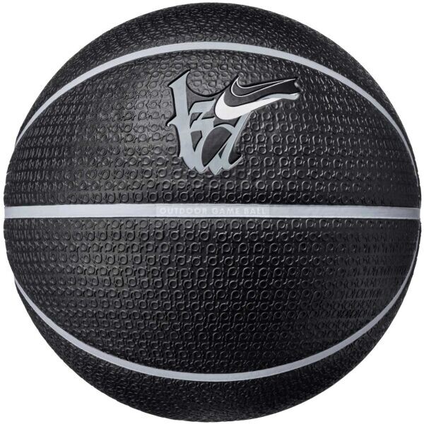 Nike PLAYGROUND 8P 2.0 K DURANT DEFLATED Basketbalový míč, černá, velikost