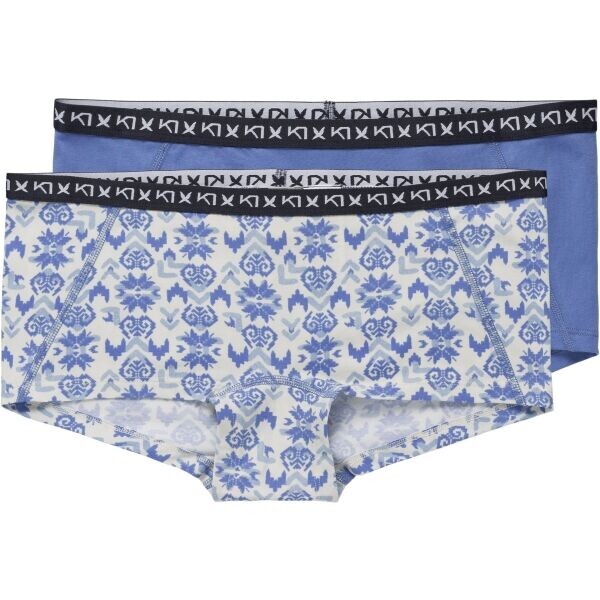 KARI TRAA TINA Dámské bezešvé kalhotky, modrá, velikost