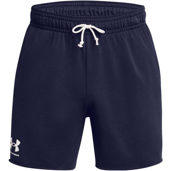 Under Armour RIVAL TERRY 6IN Pánské kraťasy, tmavě modrá, velikost