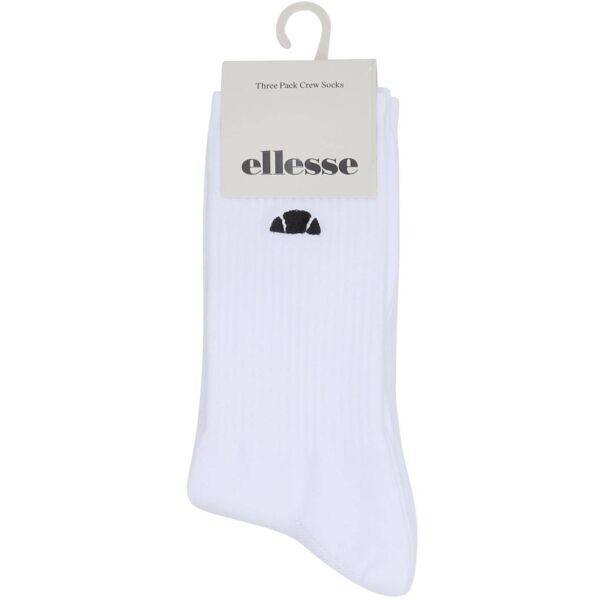 ELLESSE ALACRE CREW 3 PACKS Vysoké ponožky, bílá, velikost