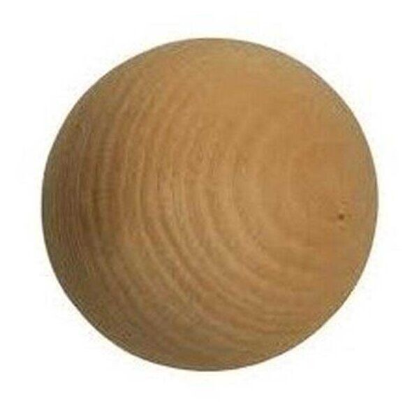 Potent Hockey WOOD BALL Dřevěná kulička, hnědá, velikost