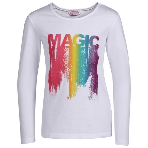 Lewro MISTY Dívčí triko, bílá, velikost 152-158