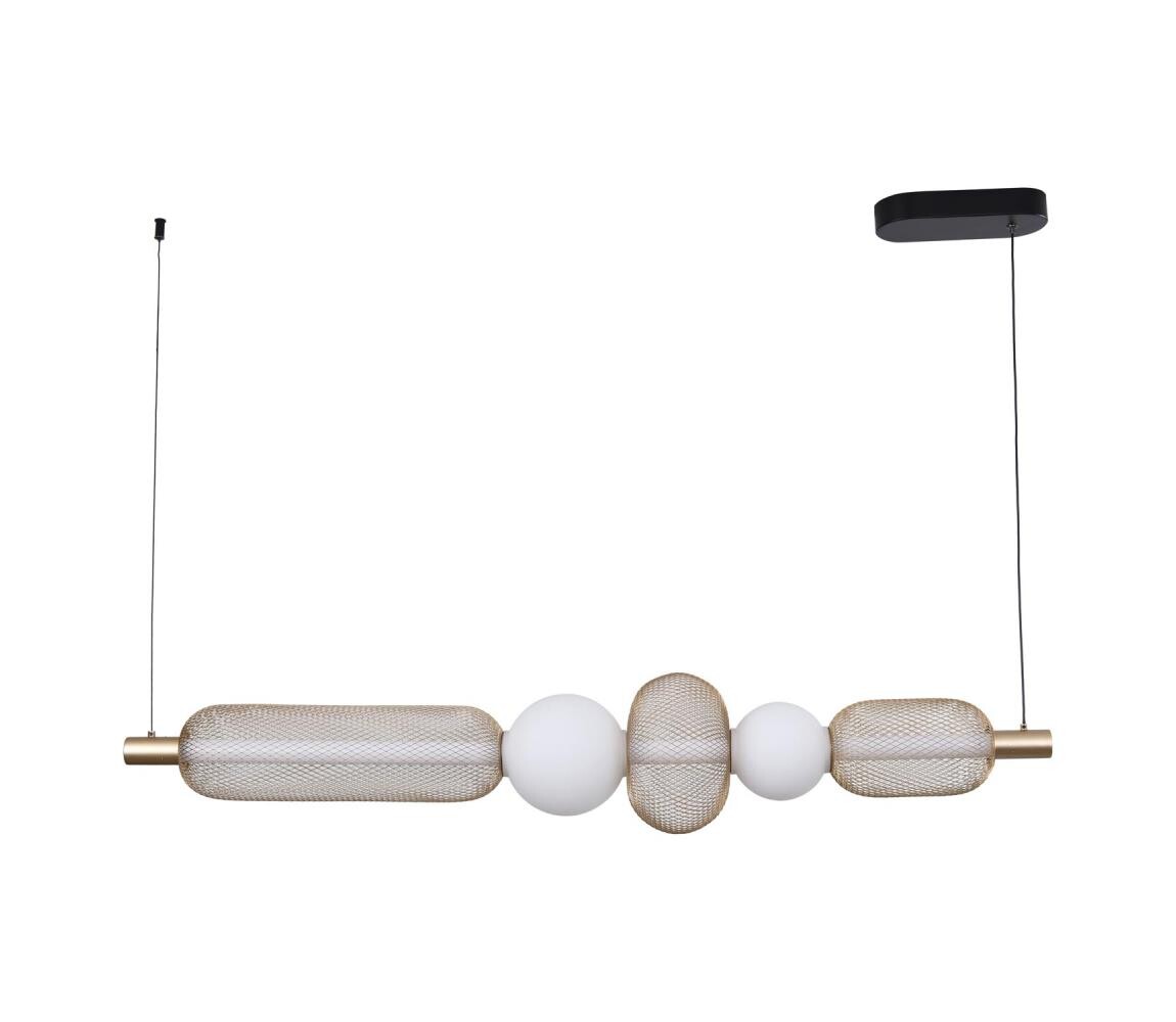 Zuma Line MD2596-5B-3BGT- LED Lustr na lanku SARR 27W/230V 3000-5700K zlatá + DO MD2596-5B-3BGT