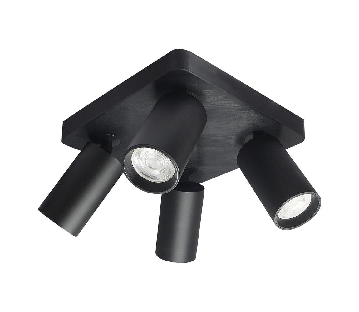 Rabalux 73084 - Bodové svítidlo YORLI 4xGU10/7W/230V černá 73084