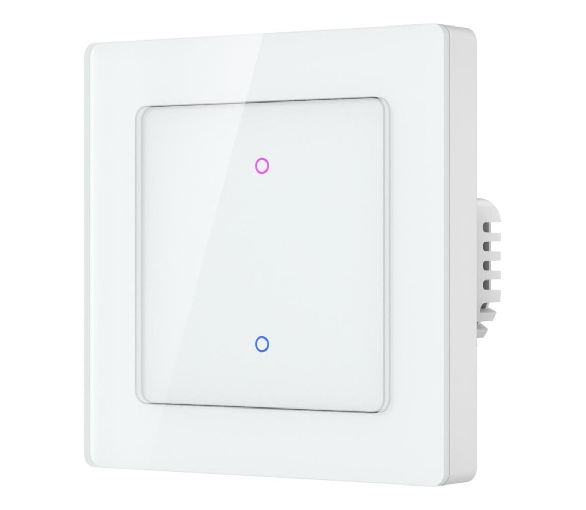 NEO 07539L - Vypínač 2-tlačítkový SMART 230V Wi-Fi Tuya 07539L