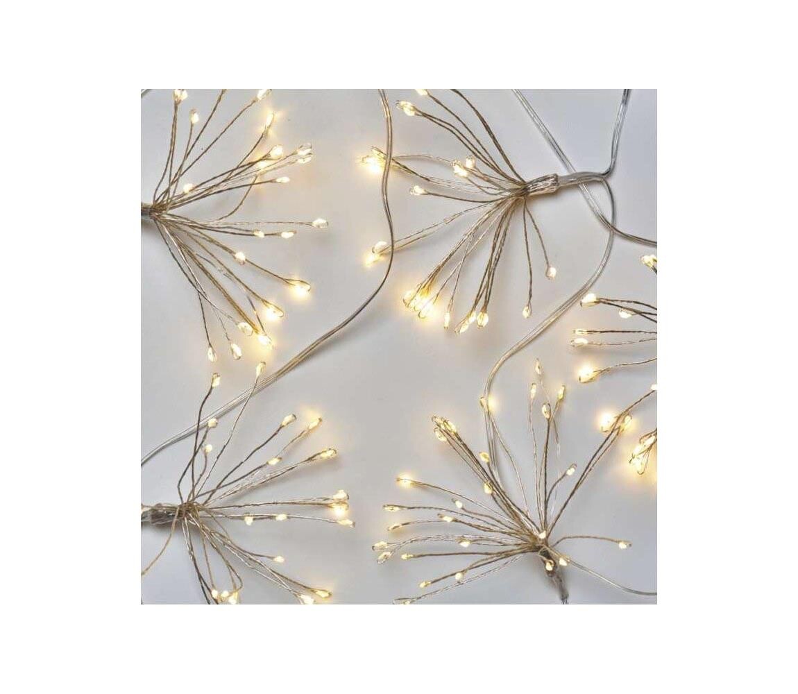 LED Vánoční řetěz 150xLED/5,35m teplá bílá D3AW08