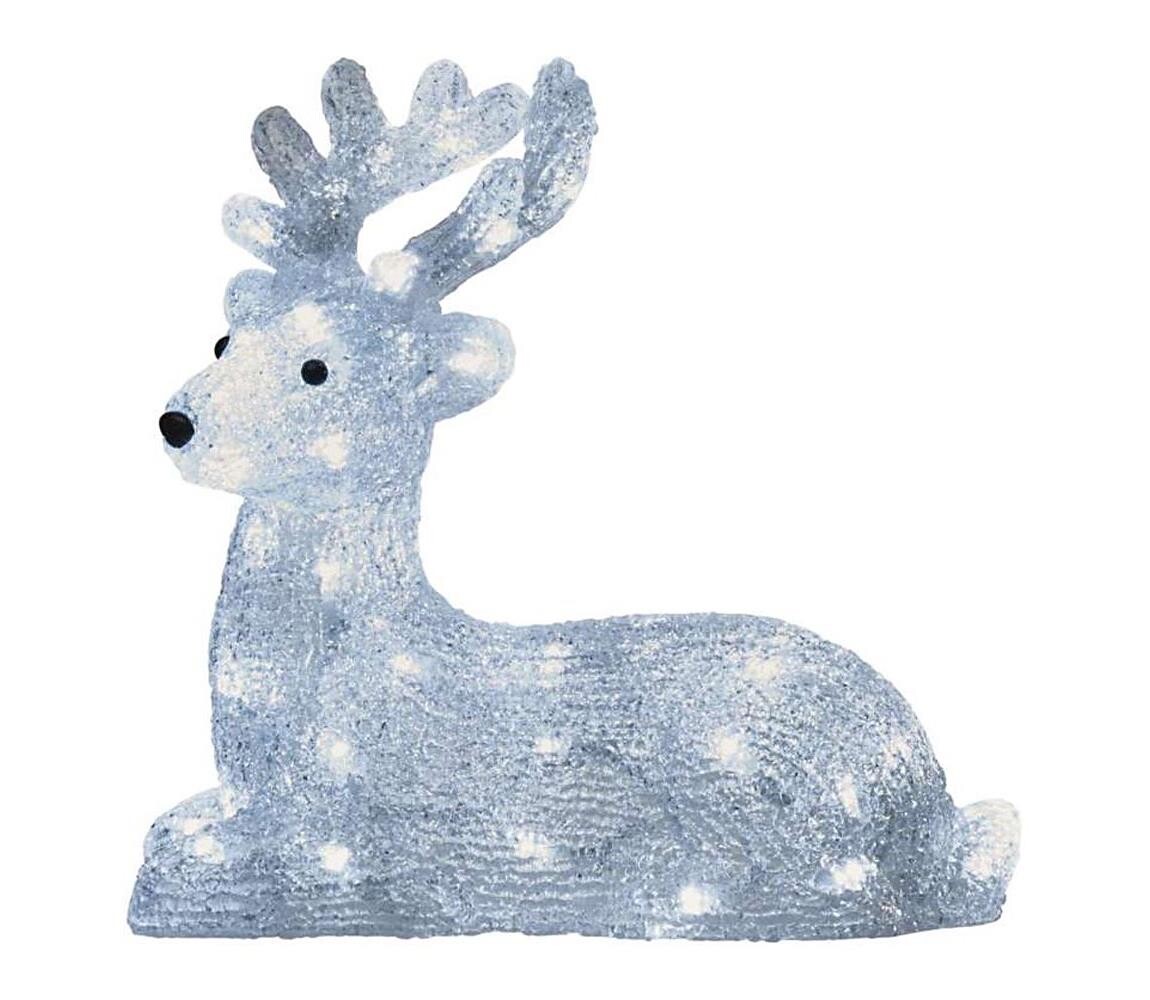 LED Vánoční venkovní dekorace 40xLED/2,1W/230V IP44 jelen DCFC06