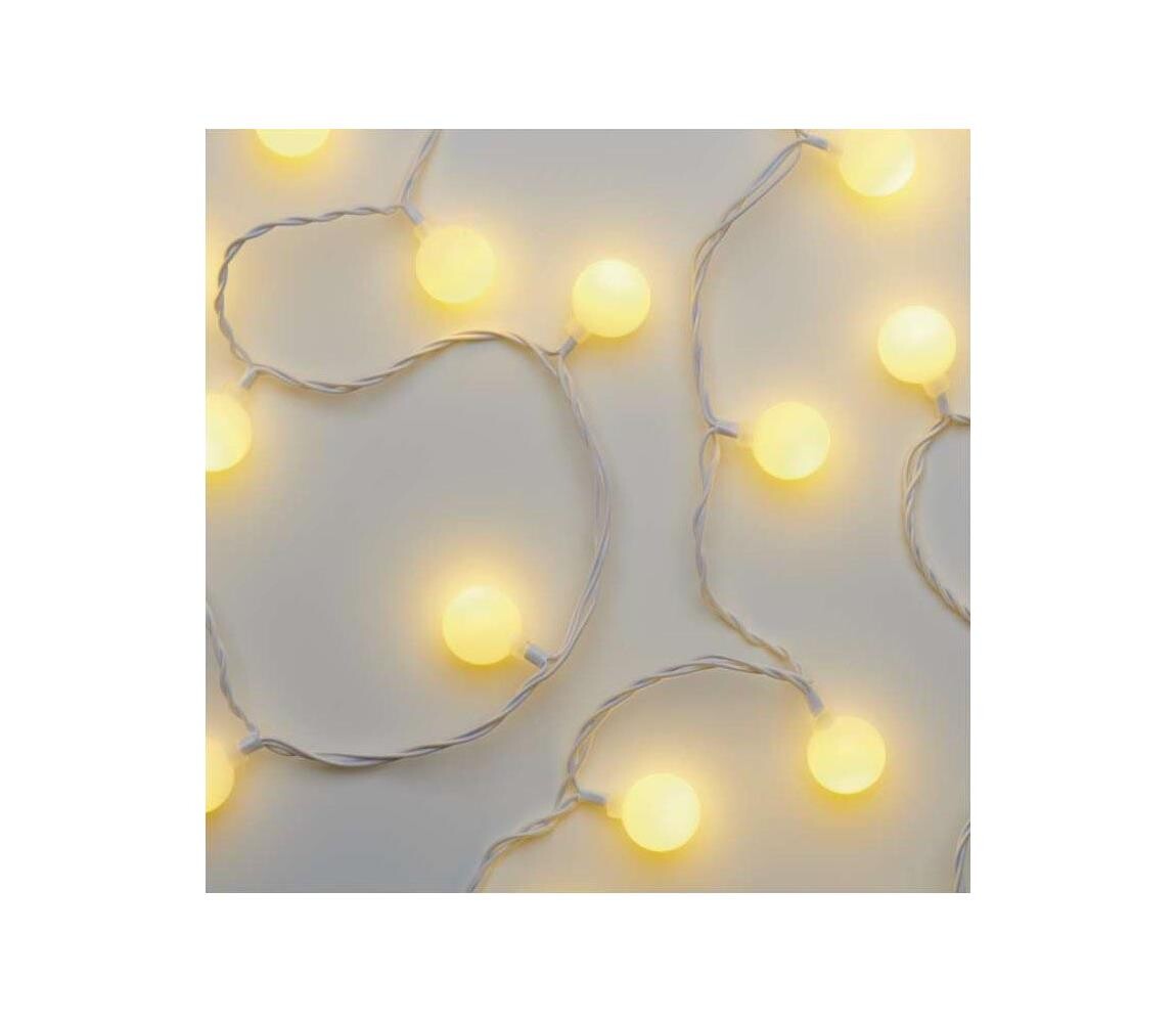 LED Vánoční venkovní řetěz 40xLED/9m IP44 teplá bílá D5AW01