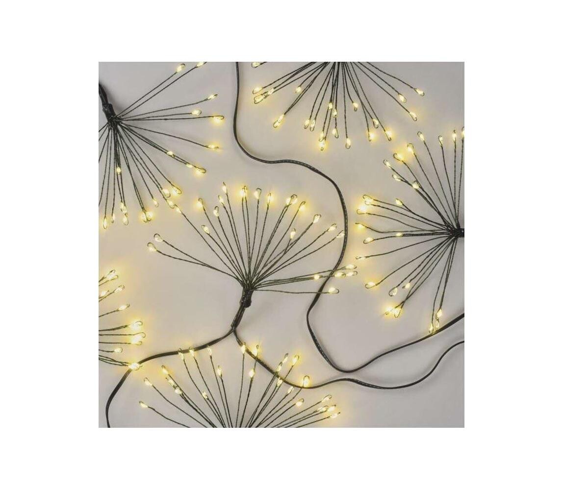 LED Vánoční řetěz 150xLED/5,35m teplá bílá D3AW09