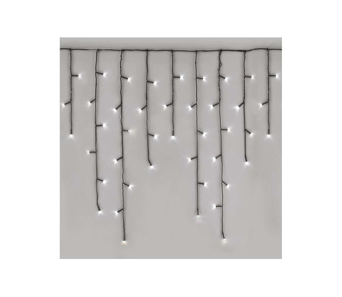 LED Vánoční venkovní řetěz 600xLED/8 módů 15m IP44 studená bílá D4CC03