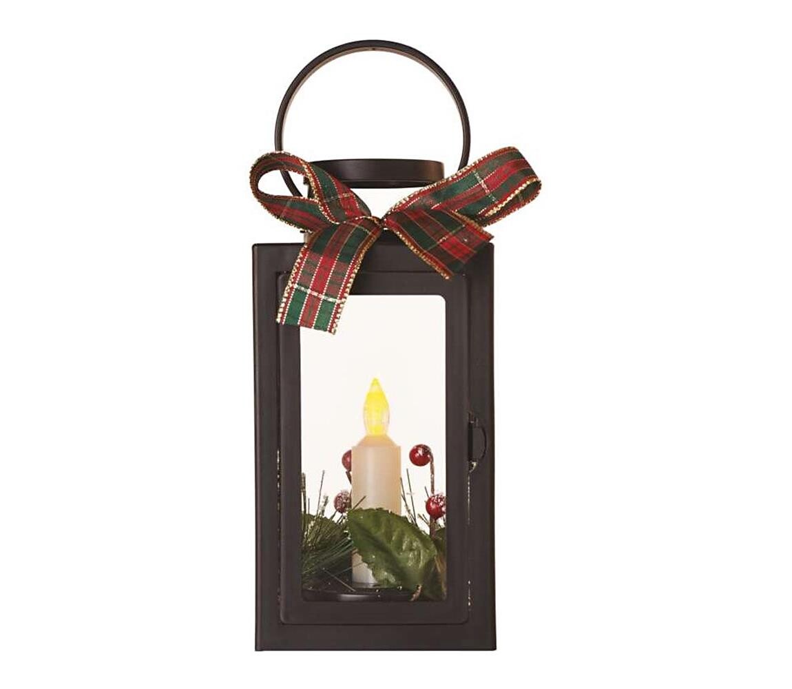 LED Vánoční dekorace 1xLED/3xAAA černá DCLV14