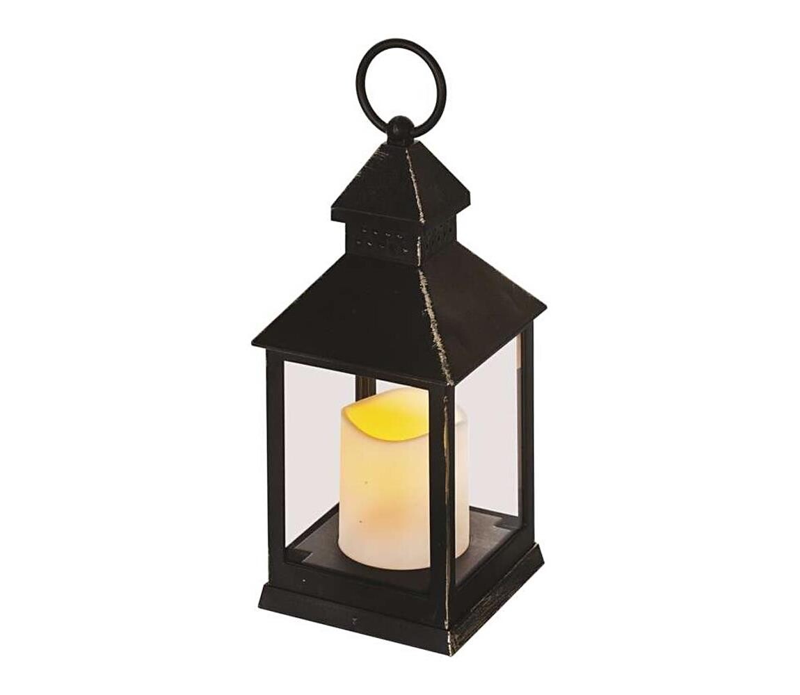 LED Vánoční dekorace 1xLED/3xAAA černá DCLV02