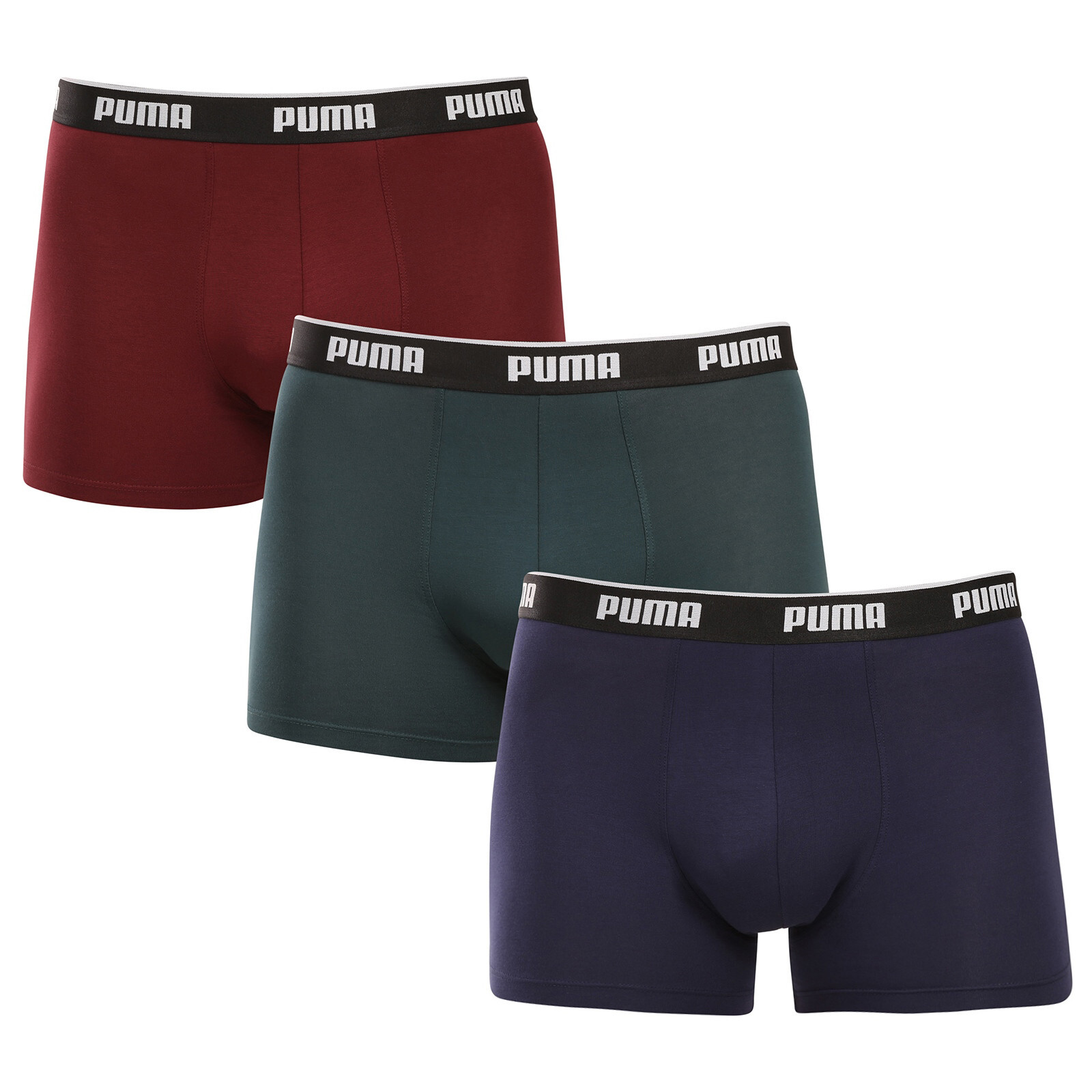 3PACK pánské boxerky Puma vícebarevné (701234187 008) XL, trenky / trenýrky
