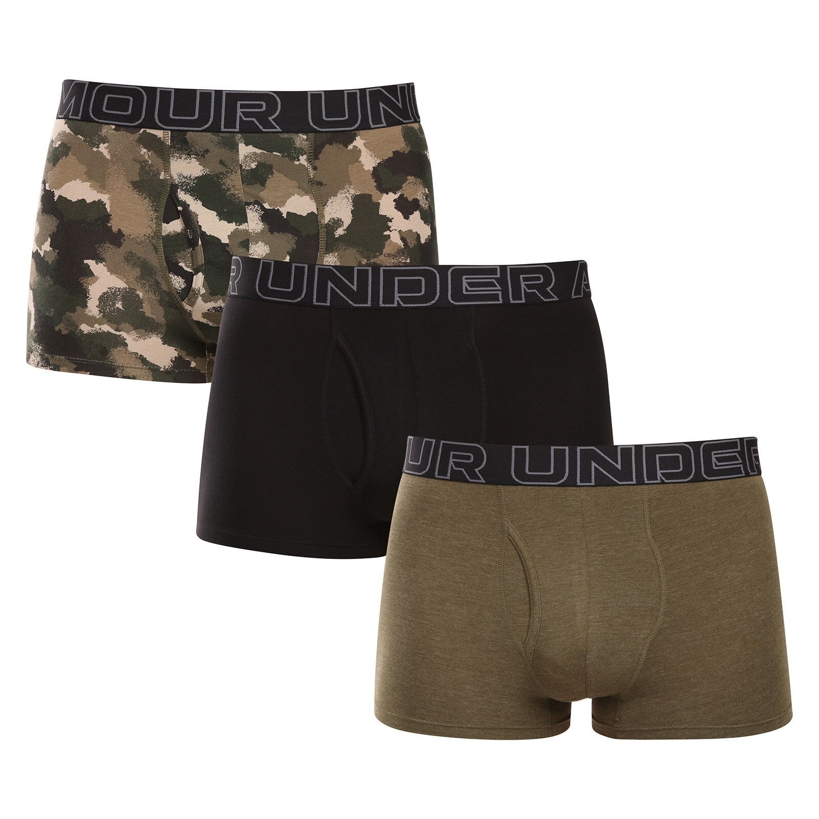 3PACK pánské boxerky Under Armour vícebarevné (1383892 391) XL, trenky / trenýrky