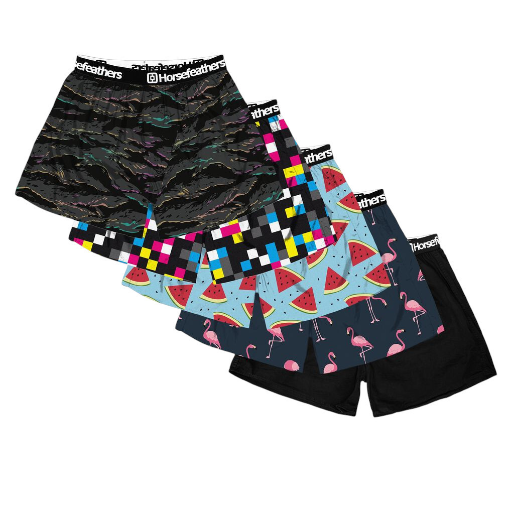 5PACK pánské trenky Horsefeathers Frazier Bundle 2 (AM287B) M, trenýrky