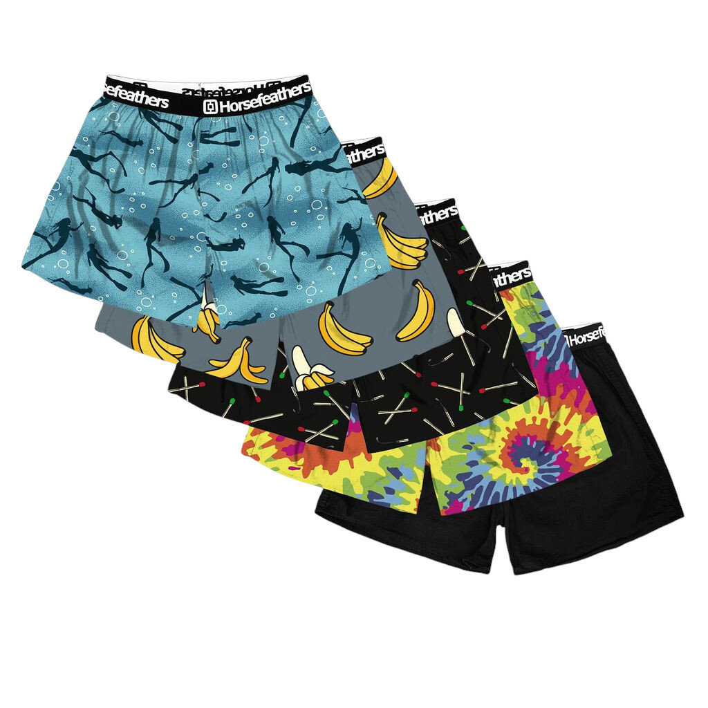 5PACK pánské trenky Horsefeathers Frazier Bundle 1 (AM287A) XL, trenýrky